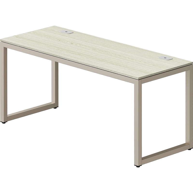 SHW Home Office 55-Inch Large Computer Desk, Maple | Bigbigmart.com