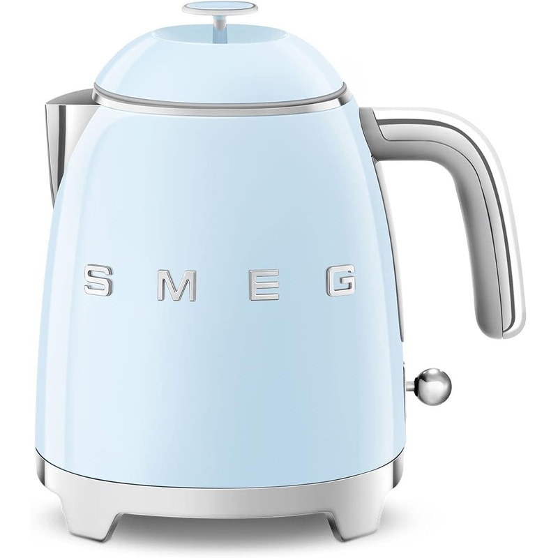 Smeg Pastel Blue 50’s Retro Style Electric Mini Kettle | Bigbigmart.com