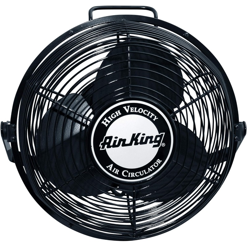 Air King 9312 Powder-Coated Steel Multi-Mount Wall Fan, Black | Bigbigmart.com