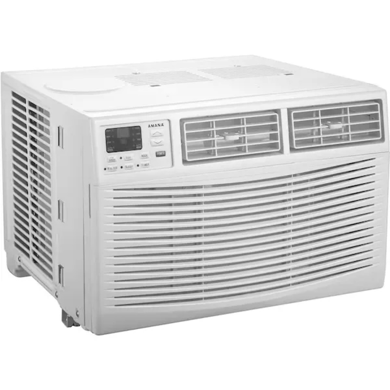Amana AMAP101CW 10,000 BTU 115V Window Air Conditioner Cools 450 Sq. Ft. with Remote Control in White | Bigbigmart.com