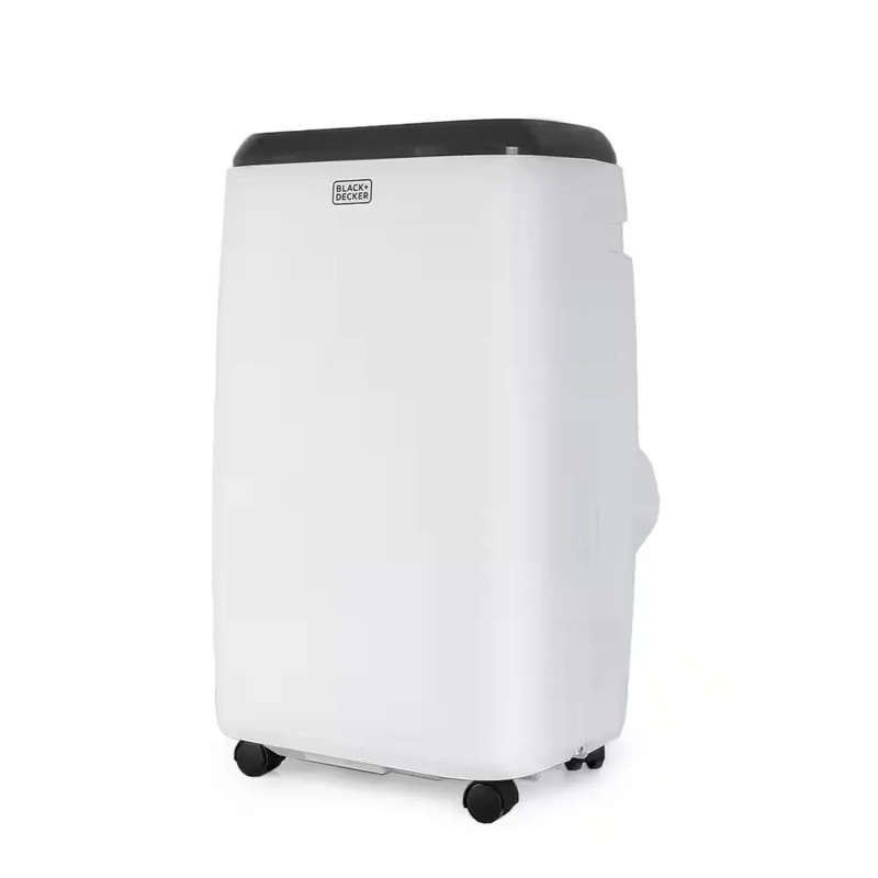 BLACK+DECKER BPP08WTB BPP 8000 BTU Cooling Rating (DOE) Portable Air Conditioner Cools 550 sq. ft. with Remote Control in White | Bigbigmart.com