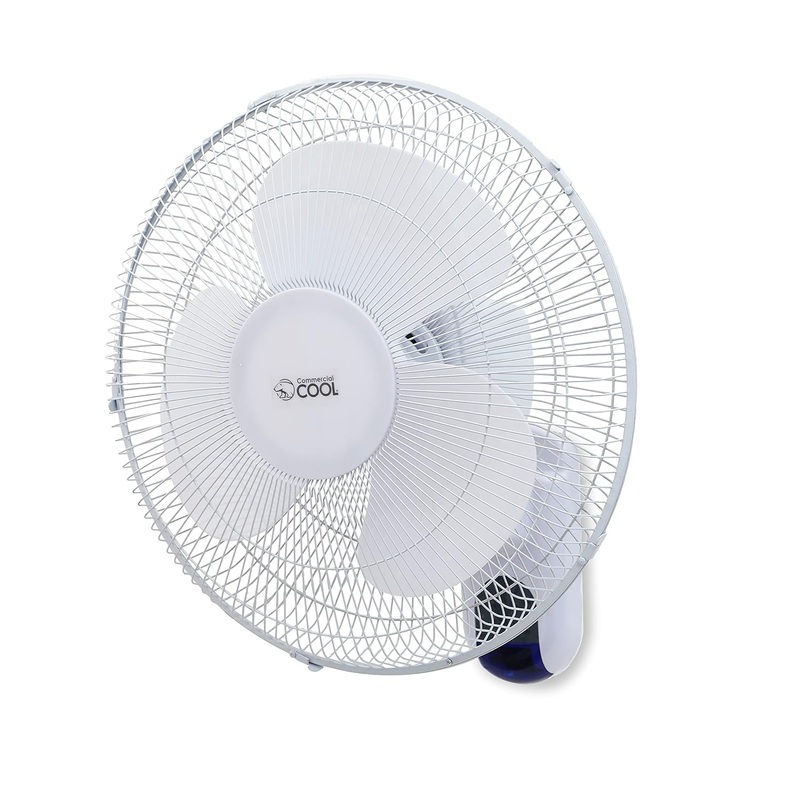 Commercial Cool 16 inch Wall Fan with Remote, White (CCFWR16W) | Bigbigmart.com