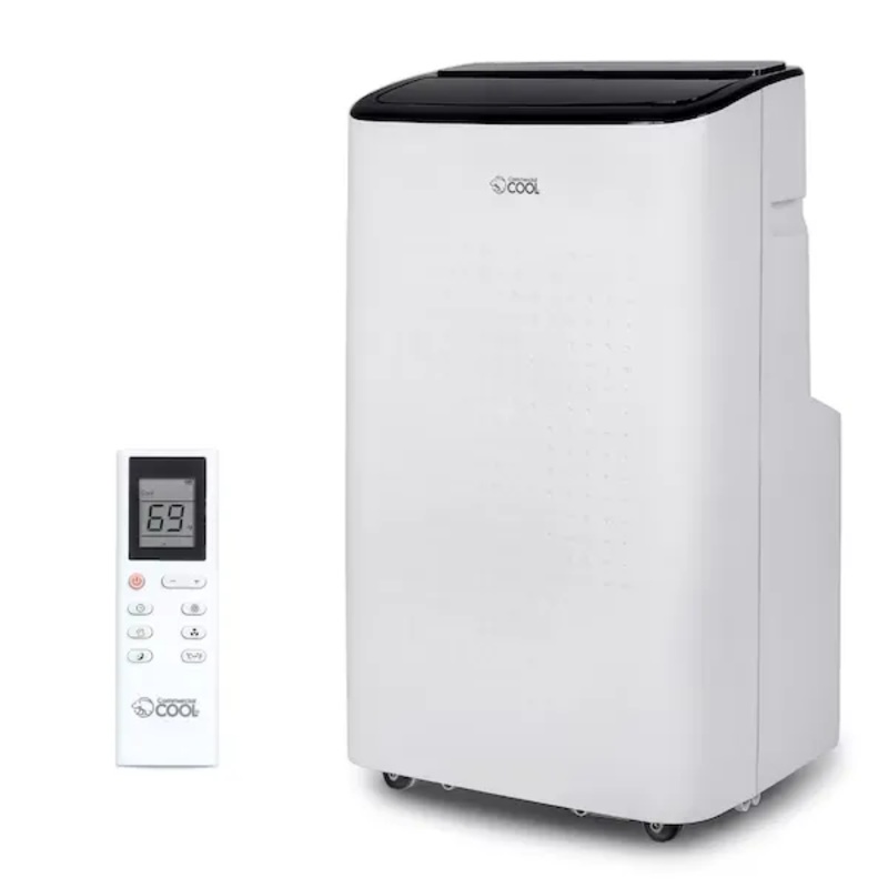 Commercial Cool CCP8JW 8,100 BTU Portable Air Conditioner Cools 550 Sq. Ft. in White | Bigbigmart.com