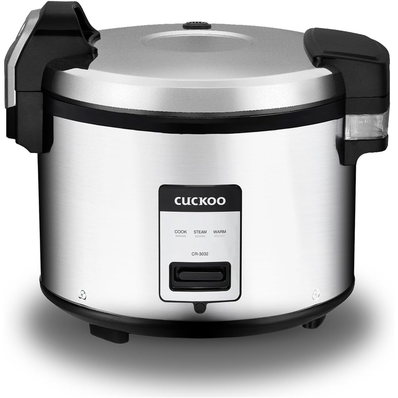 CUCKOO CR-3032 Commercial Large Capacity Electric Rice Cooker & Warmer with 30 Cup (Uncooked) & 60 Cup (Cooked) | Keep Warm Feature, Non Stick Inner Pot, ETL & NSL Certified | Bigbigmart.com