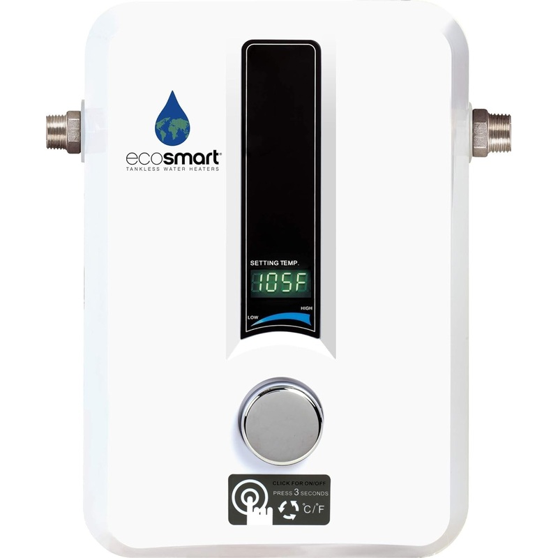 EcoSmart ECO 11 Electric Tankless Water Heater, 13KW at 240 Volts with Patented Self Modulating Technology | Bigbigmart.com