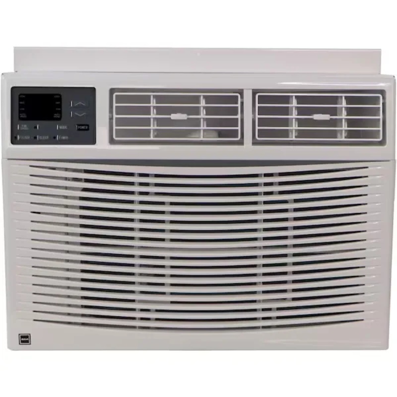 RCA RACE1224-6COM 12,000 BTU 115V Window Air Conditioner Cools 450 Sq. Ft. with Electronic Controls in White | Bigbigmart.com