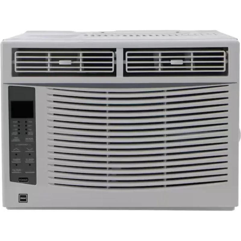 RCA RACE6024-6COM 6,000 BTU 115V Window Air Conditioner Cools 250 Sq. Ft. with Electronic Controls in White | Bigbigmart.com
