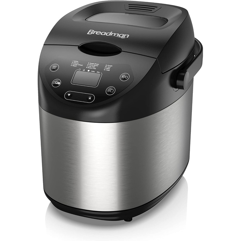 Breadman 2-Pound Bread Maker, Stainless Steel, BK1200SS | Bigbigmart.com