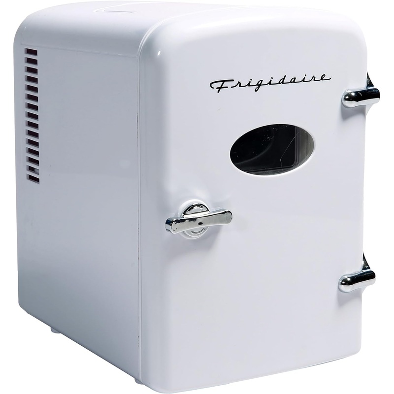 Frigidaire EFMIS129-WHITE 6 Can Beverage Cooler, White,4 Liters | Bigbigmart.com