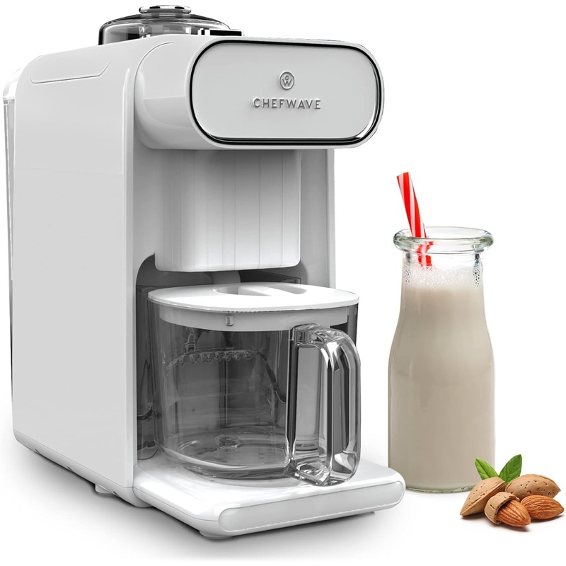 ChefWave Milkmade Non-Dairy Milk Maker with 6 Plant-Based Programs, Auto Clean | Bigbigmart.com