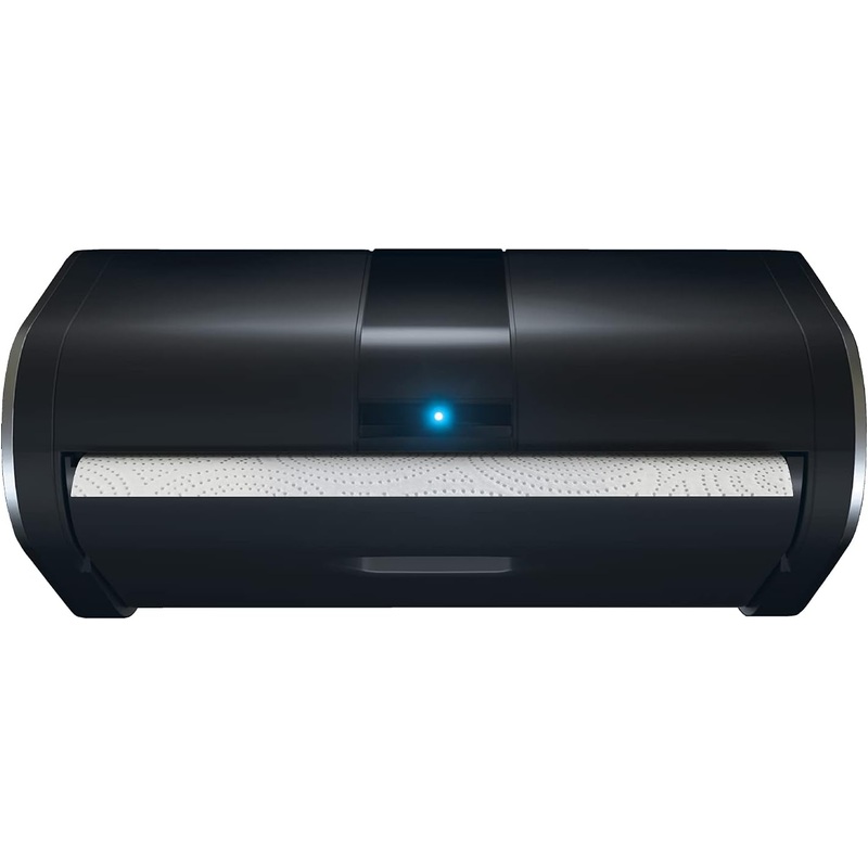 Innovia Automatic Paper Towel Dispenser. Touchless technology. Works with most paper towel brands and sizes. Dispenses The number of sheets You need. Black, Under Cabinet Mounted. | Bigbigmart.com