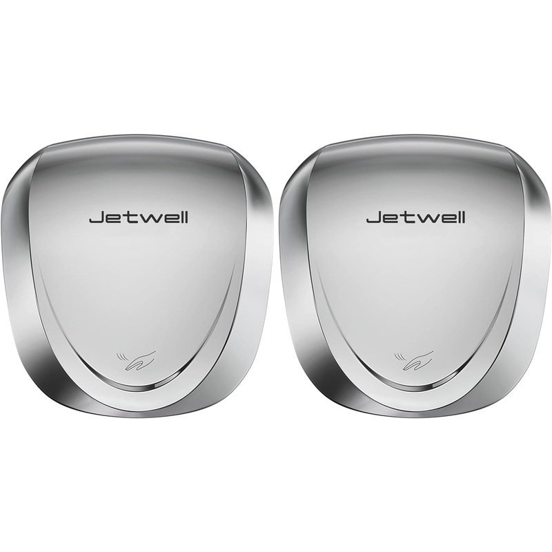 JETWELL 2Pack UL Approved Commercial Hand Dryer with HEPA Filter- Automatic High Speed Stainless Steel Hand Dryers for Bathrooms- Heavy Duty Hand Blower | Bigbigmart.com