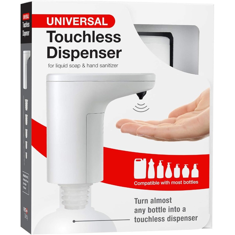 Touchless Pump for Liquid Hand Soap and Hand Sanitizer (Pack of 6) | Bigbigmart.com