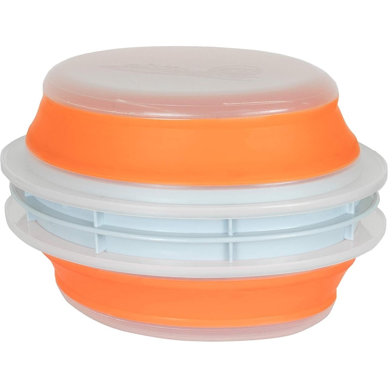 CanCooker Collapsible Plastic Batter Bowl | Mess-Free Breading Shaker Container & Mixer | Ideal for Fish Fry, Fried Chicken, Onion Rings, Wings & More | Bigbigmart.com