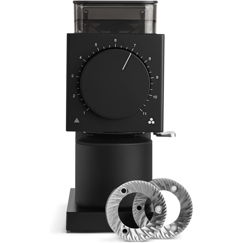Fellow Gen 2 Ode Brew Grinder – Burr, Electric Coffee Bean Grinder with 31 Settings for Drip, French Press & Cold Brew – Small Footprint – Matte Black | Bigbigmart.com