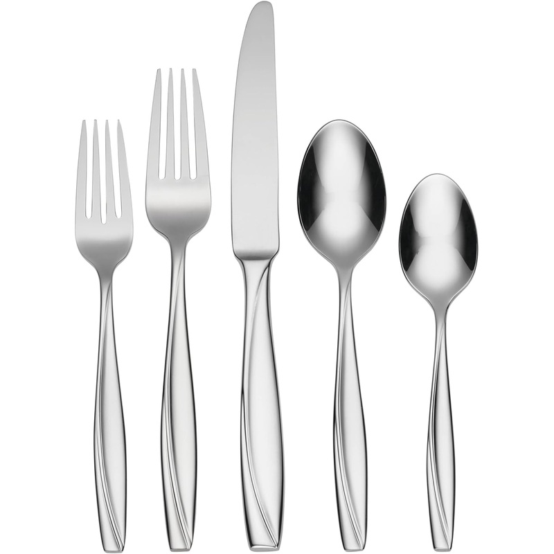 Oneida Camlynn Mirror 20 Piece Everyday Flatware Set, Service for 4 | Bigbigmart.com