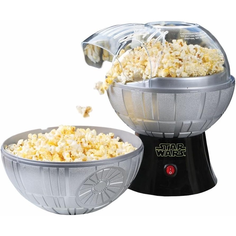 Uncanny Brands Star Wars Death Star Popcorn Maker – Hot Air Style with Removable Bowl | Bigbigmart.com