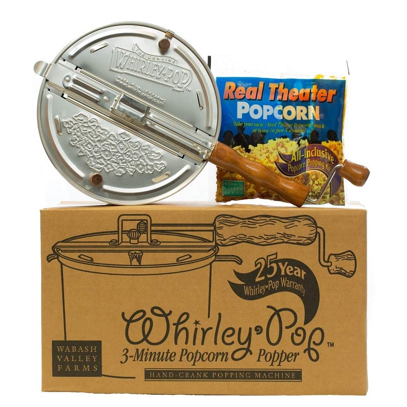 Wabash Valley Farms Color Changing Whirley Pop – 6 Quart Pot with Metal Gears and 1 Popping Kit | Bigbigmart.com