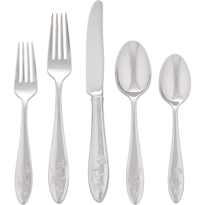 Lenox Butterfly Meadow 20-Piece Flatware Set | Bigbigmart.com