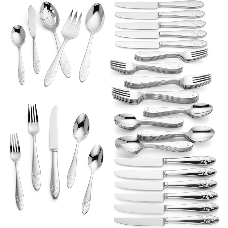 Lenox Butterfly Meadow 65-Piece Flatware Set | Bigbigmart.com