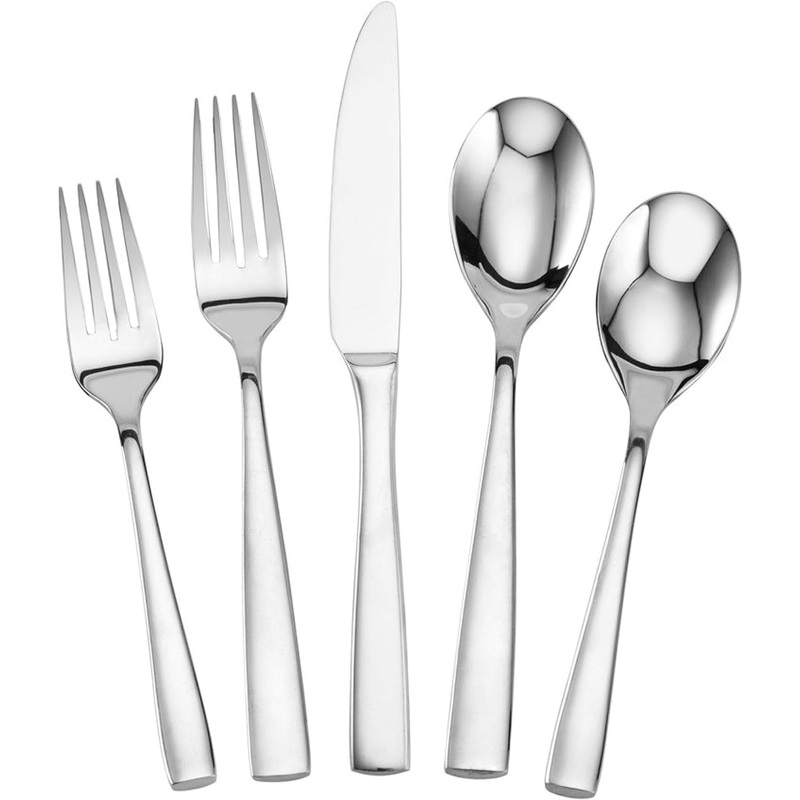Mikasa Delano 20-Piece Stainless Steel Flatware Set | Bigbigmart.com