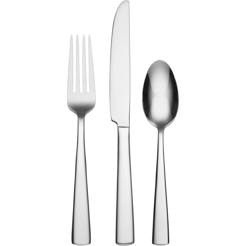 Oneida Chef’s Table 24 Piece Everyday Flatware Dining Set, 3.70 LB, Metallic | Bigbigmart.com