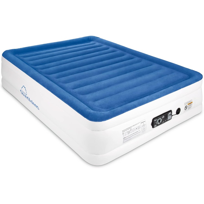 SoundAsleep Products SoundAsleep CloudNine Series Air Mattress with Dual Smart Pump Technology Queen Size | Bigbigmart.com