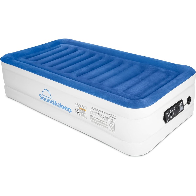SoundAsleep Products SoundAsleep CloudNine Series Air Mattress with Dual Smart Pump Technology Twin Size | Bigbigmart.com