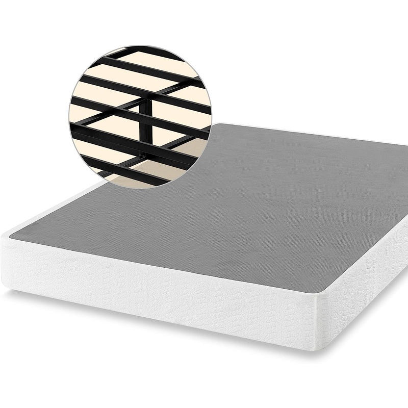 ZINUS 9 Inch Metal Smart Box Spring, Mattress Foundation, Strong Metal Frame, Easy Assembly, Full | Bigbigmart.com