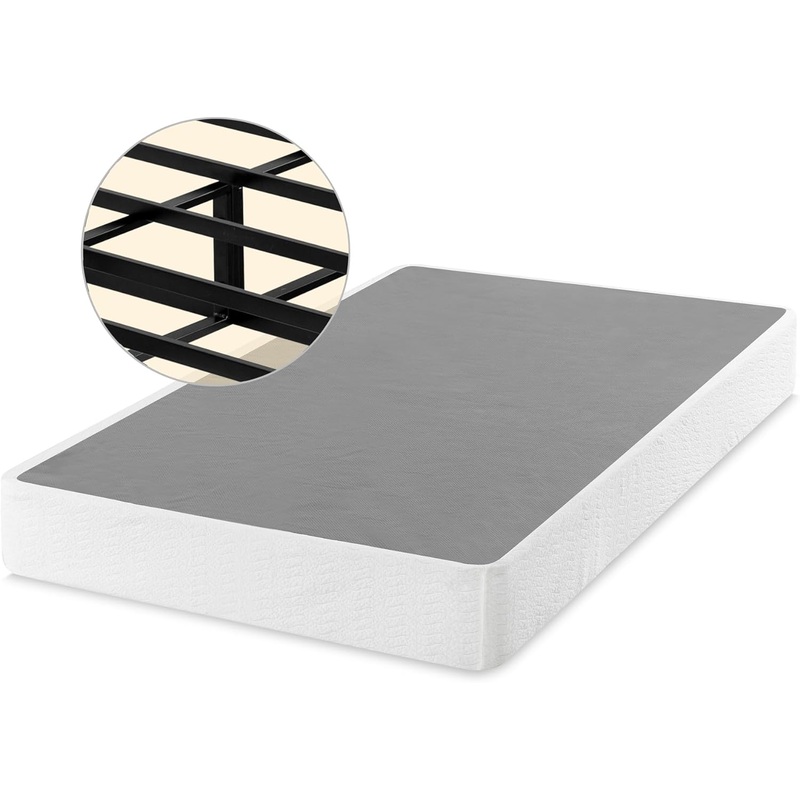 ZINUS 9 Inch Metal Smart Box Spring / Mattress Foundation / Strong Metal Frame / Easy Assembly, Twin XL | Bigbigmart.com