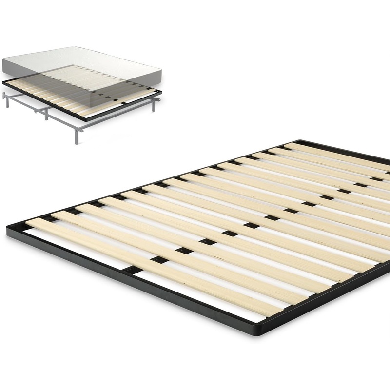 ZINUS Deepak Easy Assembly Wood Slat 1.6 Inch Bunkie Board, Bed Slat Replacement, King | Bigbigmart.com