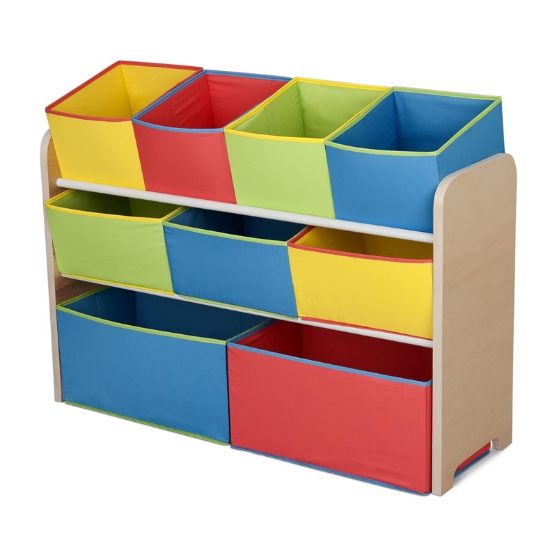 Delta Multi-Color Deluxe Toy Organizer with Storage Bins | Bigbigmart.com