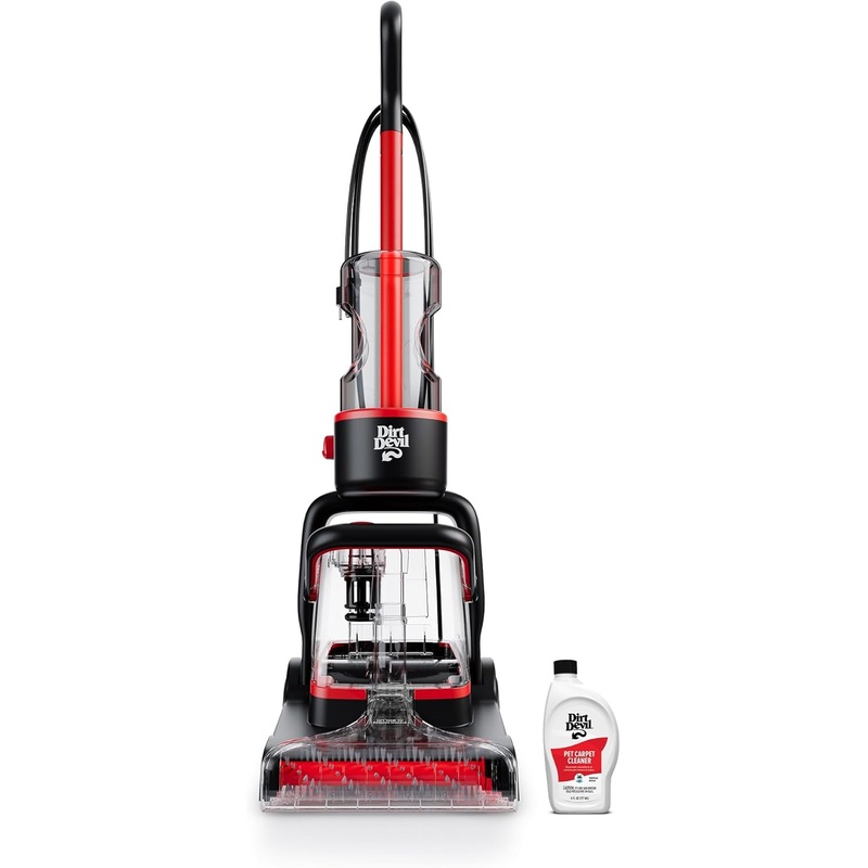Dirt Devil Full-Size Carpet Cleaner Machine, Powerful Extraction, Perfect for Pets, Carpet Shampooer, Lightweight, FD50300, Black | Bigbigmart.com