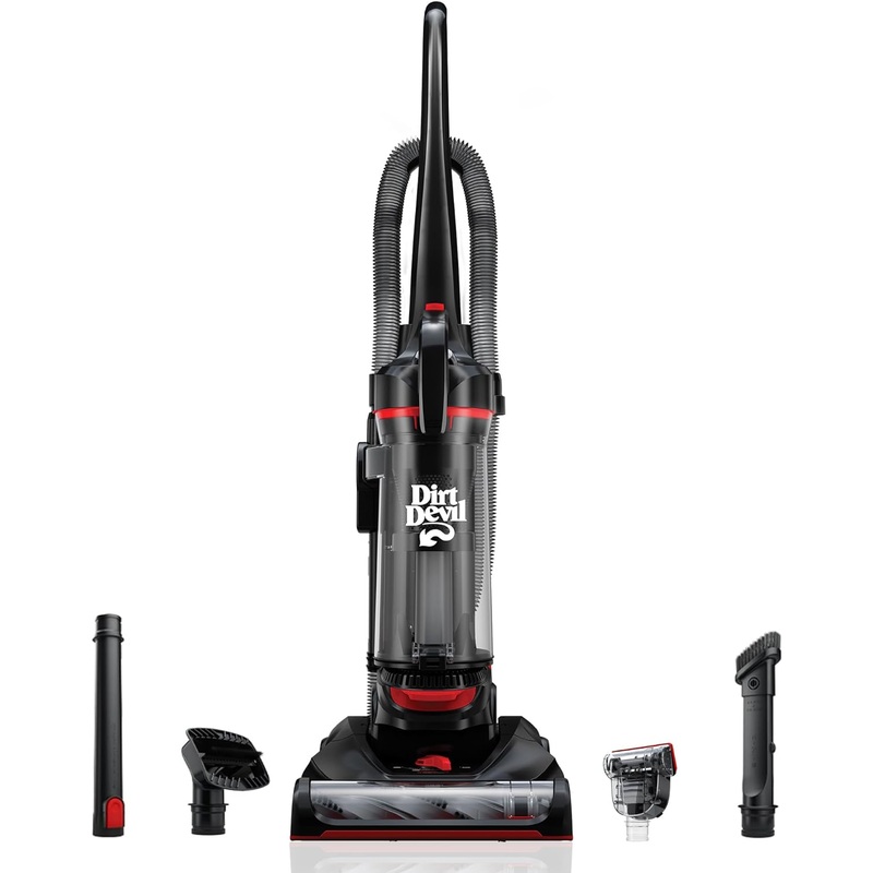 Dirt Devil Multi-Surface Total Pet+ Upright Bagless Vacuum Cleaner Machine, with Pet Tool Kit, for Carpet and Hard Floor, Powerful Suction with Extended Filtration, UD76400V, Black | Bigbigmart.com