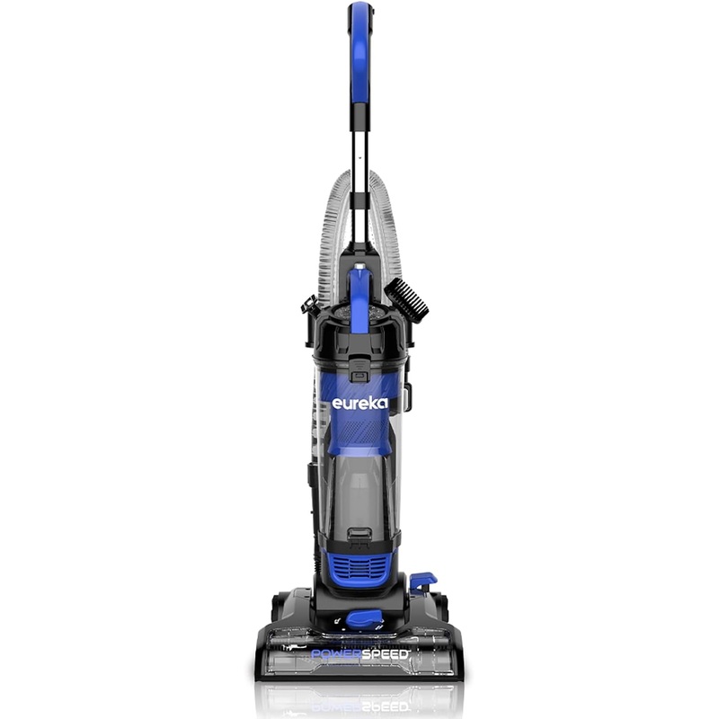 Eureka Lightweight Powerful Upright Vacuum Cleaner for Carpet and Hard Floor, PowerSpeed, New Model,Blue,black/New Model | Bigbigmart.com