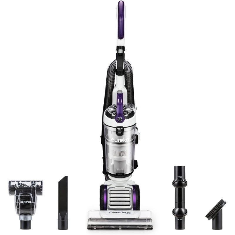 Eureka PowerSpeed Lightweight Bagless Upright Vacuum Cleaner with Pet Turbo Brush, for Carpet and Hard Floor, Plum | Bigbigmart.com