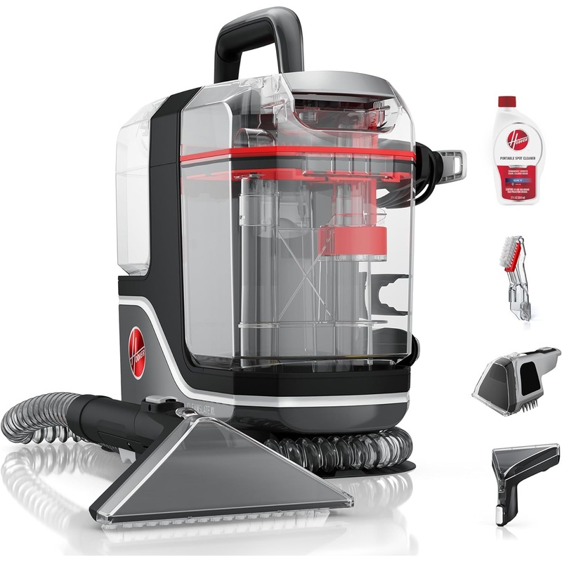 Hoover CleanSlate XL Deep Cleaning Spot Carpet Cleaner Machine, for Carpet and Upholstery, with Specialized Tools, Permanent Stain Remover, Car and Auto Detailer, FH15000V, Gray | Bigbigmart.com