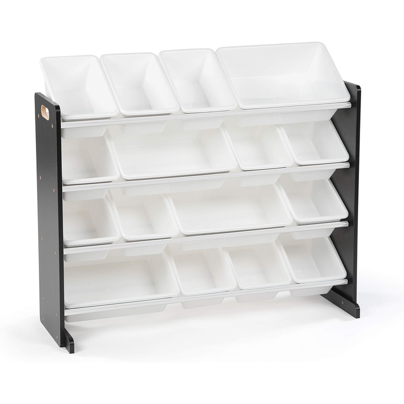 Humble Crew, Black with White Extra-Large Supersized Storage Organizer, Plastic Bins | Bigbigmart.com
