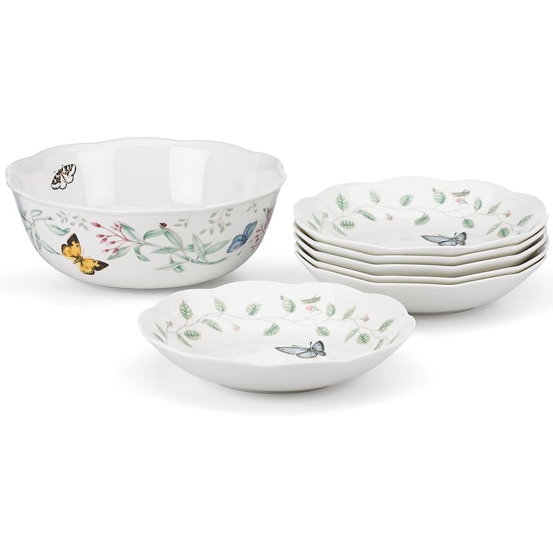 Lenox 6437719 Butterfly Meadow 7-Piece Bowl Set | Bigbigmart.com