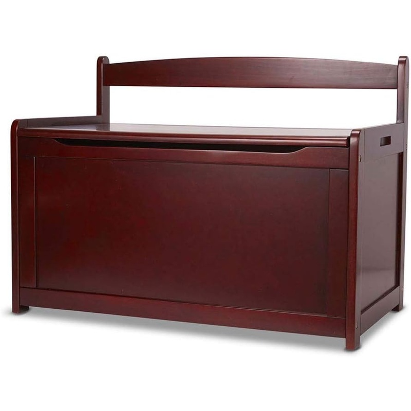 Melissa & Doug Wooden Toy Chest – Espresso | Bigbigmart.com