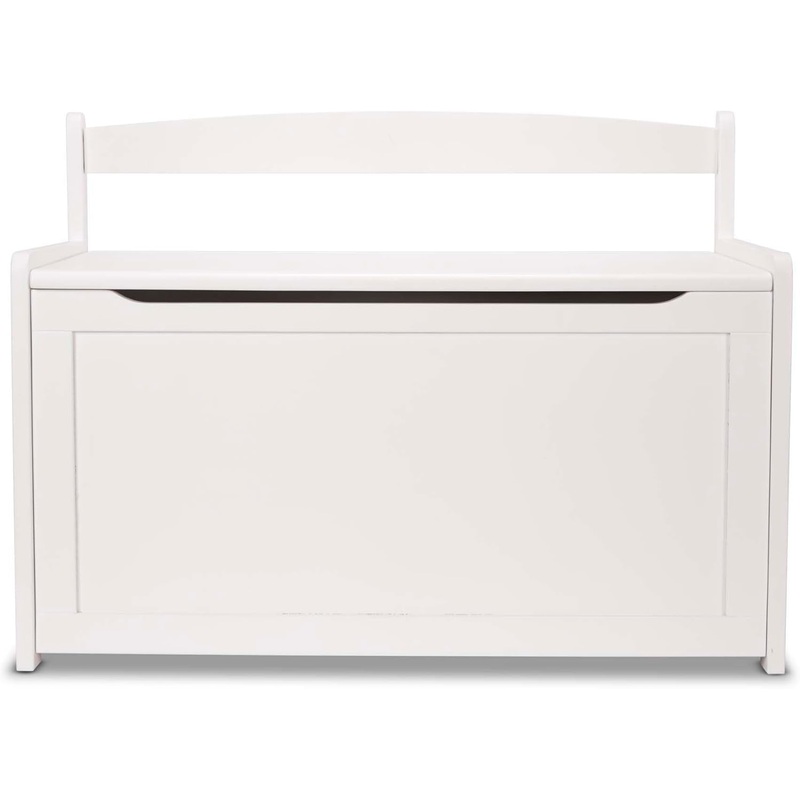 Melissa & Doug Wooden Toy Chest – White Furniture for Playroom – Kids Toy Box, Wooden Storage Organizer, Children’s Furniture | Bigbigmart.com