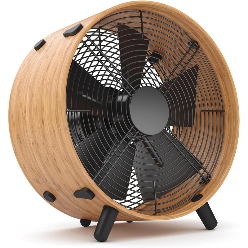 Stadler Form fan Otto, with eco-friendly bamboo ring, three speed levels, adorns home or office, 55 W | Bigbigmart.com