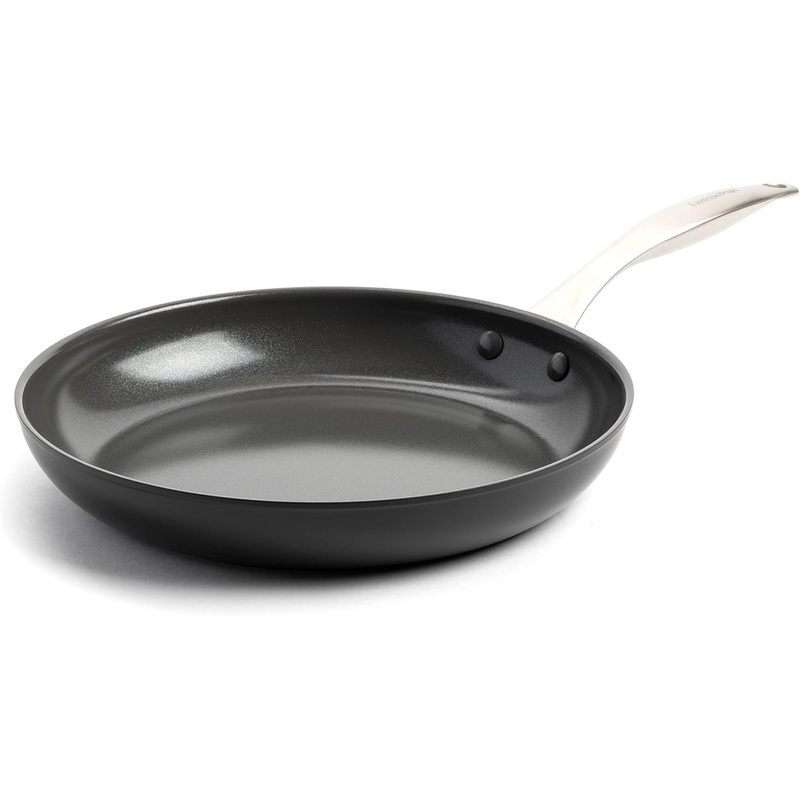 GreenPan Canterbury Hard Anodized Healthy Ceramic Nonstick, 11 Frying Pan Skillet, PFAS-Free, Dishwasher Safe, Oven Safe, Black | Bigbigmart.com