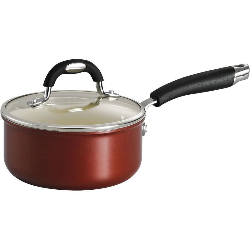 Tramontina Style 01 Covered Sauce Pan Ceramica 1.5-Quart Metallic Copper, 80110/048DS | Bigbigmart.com