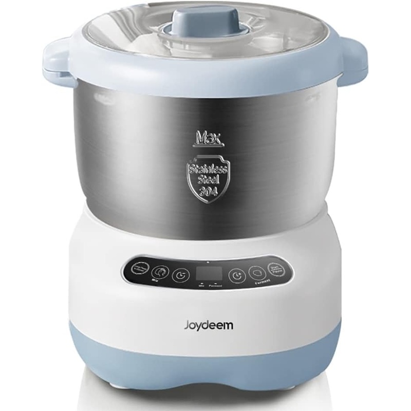 Joydeem Electric Dough Maker with Ferment Function, Microcomputer Timing, Face-up Touch Panel, 6.6Qt, 304 Stainless Steel, JD-HMJ7L | Bigbigmart.com