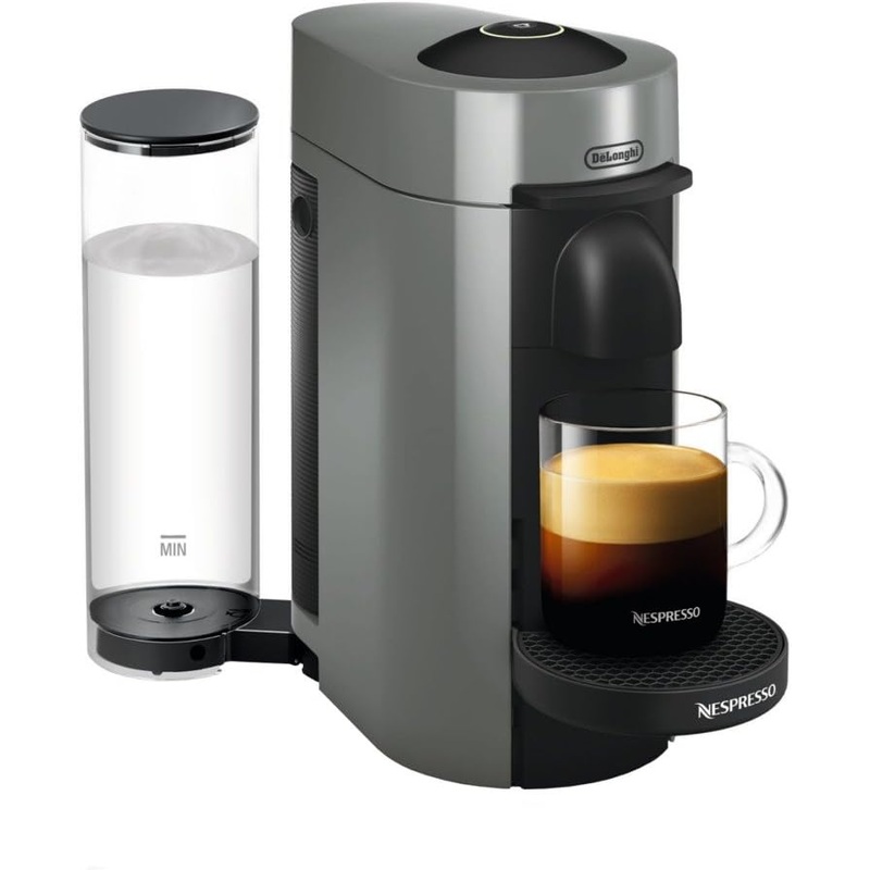 Nespresso Vertuo Plus Coffee and Espresso Maker by De’Longhi, Grey | Bigbigmart.com