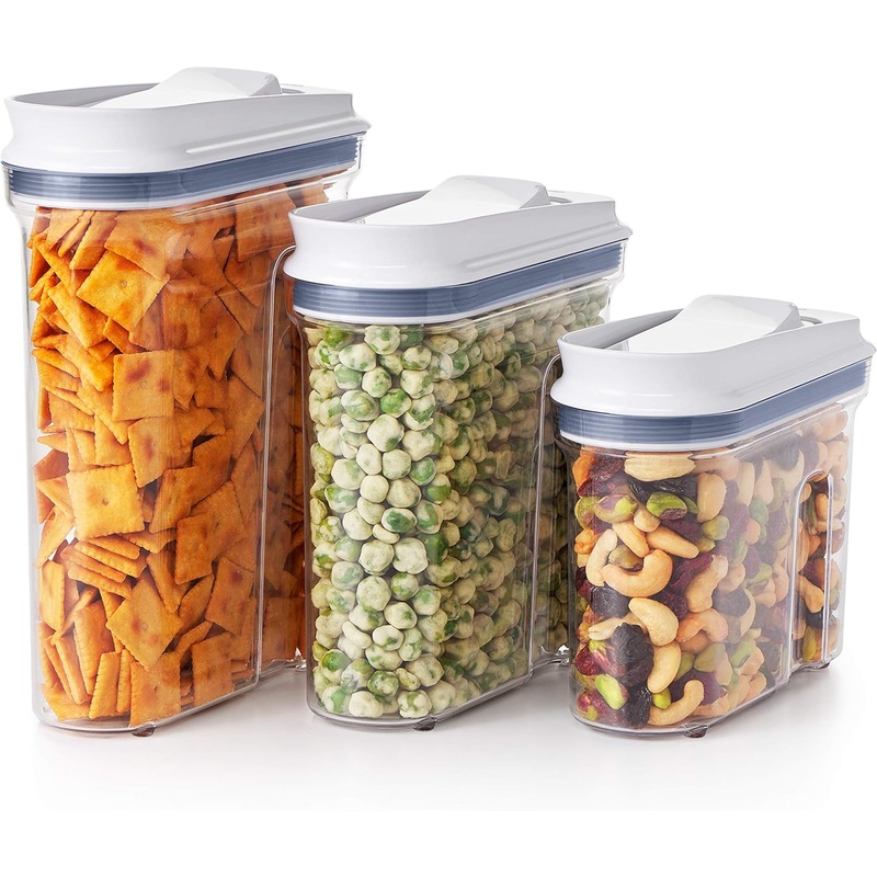 OXO Good Grips Mini All Purpose Dispenser Set – 3 Pack,Clear,3 Piece Mini Set | Bigbigmart.com