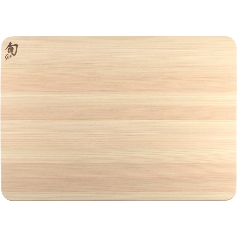 Shun Cutlery Extra Large Hinoki Cutting Board with Juice Groove, 20 x 14 Large Wood Cutting Board, Medium-Soft Wood Preserves Knife Edges, Authentic, Japanese Kitchen Cutting Board | Bigbigmart.com