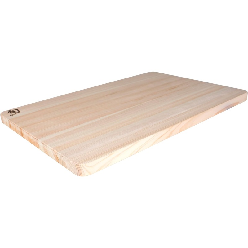 Shun Cutlery Large Hinoki Cutting Board, 17.75 x 11.75 Large Wood Cutting Board, Medium-Soft Wood Preserves Knife Edges, Authentic, Japanese Kitchen Cutting Board | Bigbigmart.com