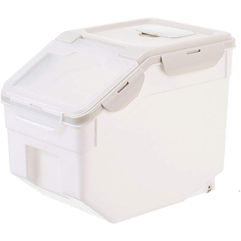 WINIAER Airtight Food Storage Containers, Large Capacity Pet Food Storage Container, Kitchen Pantry Storage Bin for Rice, Cereal, Flour, Snacks | Bigbigmart.com